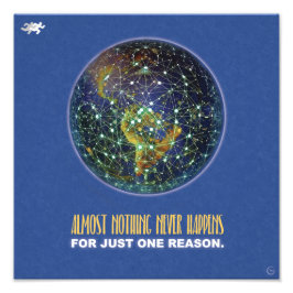 Almost nothing never happens for just one reason フォトプリント           