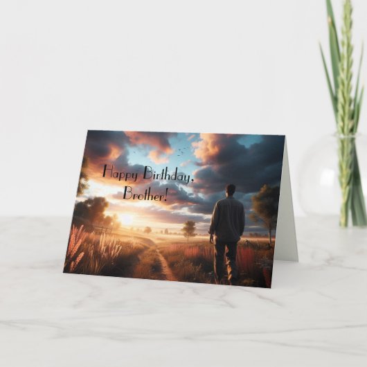 ALMOST PERFECT BROTHER BIRTHDAY CARD サンキューカード (正面)