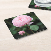 Alnwickの城は上がりました スクエアペーパーコースター (アングル)