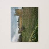 Alnwickの城、ノーサンバーランド、イギリス ジグソーパズル (縦)
