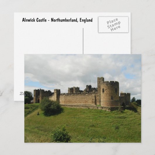 Alnwickの城 ポストカード (正面/裏面)