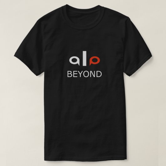 ALO Beyond – Minimalist Modern Typography T-Shirt Tシャツ (デザイン正面)