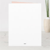 Aloe My Friend Folded Greeting Card カード (裏面)