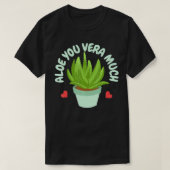 Aloe Vera Plants Tシャツ (デザイン正面)