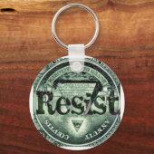 Alogia rev1 – レジストキーチェーン キーホルダー (正面)