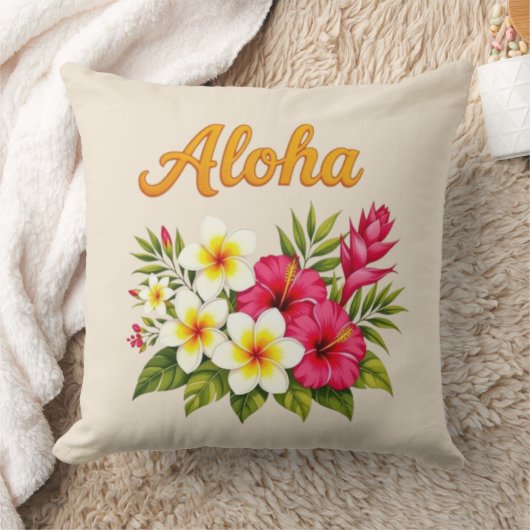 Aloha クッション (ブランケット)