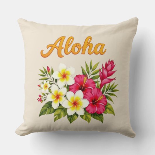 Aloha クッション (正面)