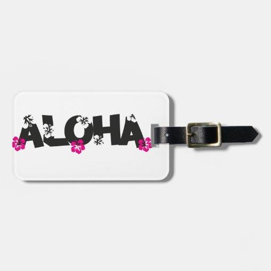 Aloha ラゲッジタグ (正面横)