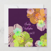 ALOHA/ルアウ（ハワイ式宴会）結婚式招待状/DIY背景 招待状 (正面)