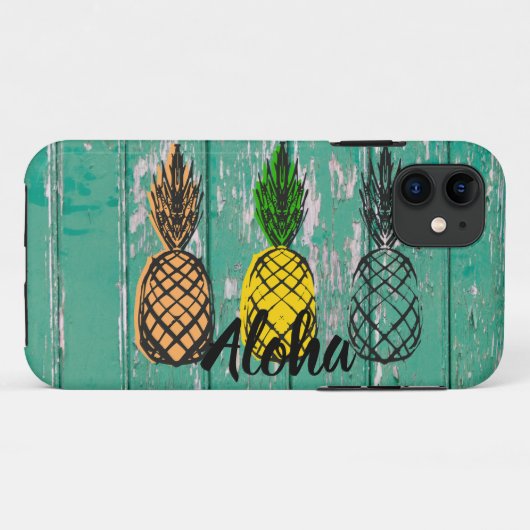 Aloha ananas Case-Mate iPhoneケース (裏面(横))