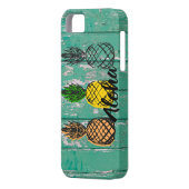 Aloha ananas Case-Mate iPhoneケース (裏面左)
