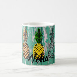 Aloha ananas vintage tasse コーヒーマグカップ