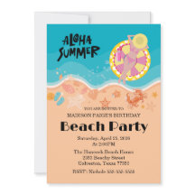 Aloha Beach Birthday Party