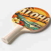 Aloha Beach Sunset Island 卓球ラケット (正面アングル)