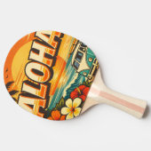 Aloha Beach Sunset Island 卓球ラケット (横)