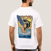 Aloha - Beach Surf Tシャツ (裏面)