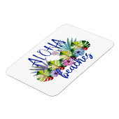 Aloha Beaches Funny Cruise Door marker Hawaiian マグネット (左側)