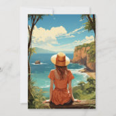 Aloha Breeze熱帯島からのご挨拶 シーズンカード (正面)