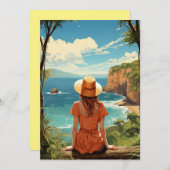 Aloha Breeze熱帯島からのご挨拶 シーズンカード (正面/裏面)