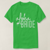 Aloha Bride Cute Beach Bridal Bachelorette Party M Tシャツ (デザイン正面)