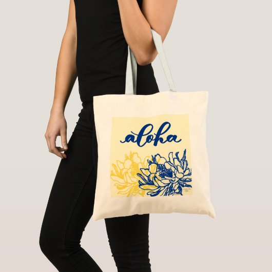Aloha Cereus Tote トートバッグ (正面(商品))