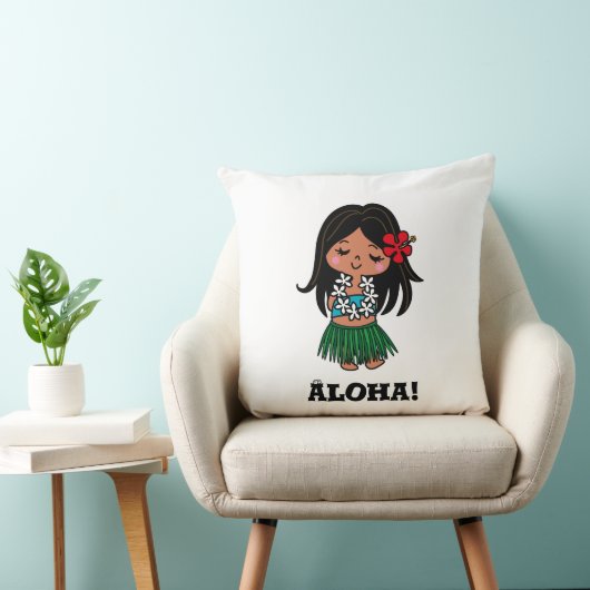 ALOHA*CHAN Throw Pillow クッション (椅子)