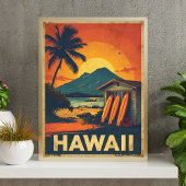 Aloha Coast – Retro Hawaii Travel  ポスター