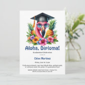 Aloha Diploma Tropical Graduation Pool Party  招待状 (スタンド正面)
