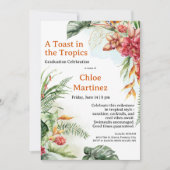 Aloha Diploma! Tropical Graduation Pool Party 招待状 (正面)