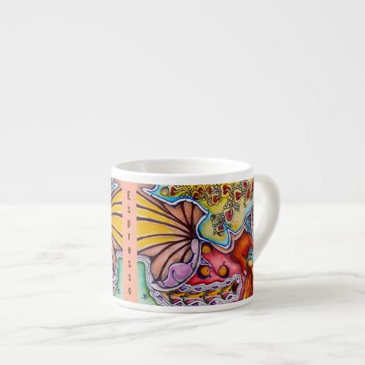 Aloha Espresso エスプレッソカップ (正面右)