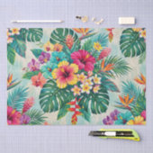 Aloha Floral Bloom Tropical 薄葉紙 (クラフト)