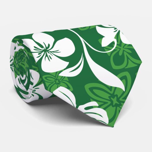 ALOHA FRIDAY (GREEN) ネクタイ (ロール)