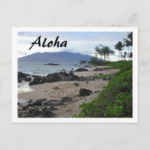 「ALOHA FROM MAUI」ビーチシーンポストカード ポストカード