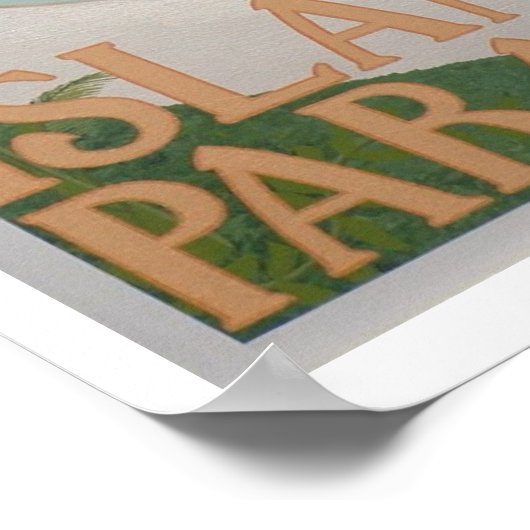 ALOHA from Waikikiプリント(12"x18") ポスター (角)