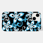 ALOHA HAWAII （ブラック/ブルー）ケースメイトiPhoneケース Case-Mate iPhoneケース (裏面 (横))