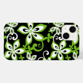 ALOHA HAWAII (ブラック/ライム)ケースメイトiPhoneケース Case-Mate iPhoneケース (裏面 (横))