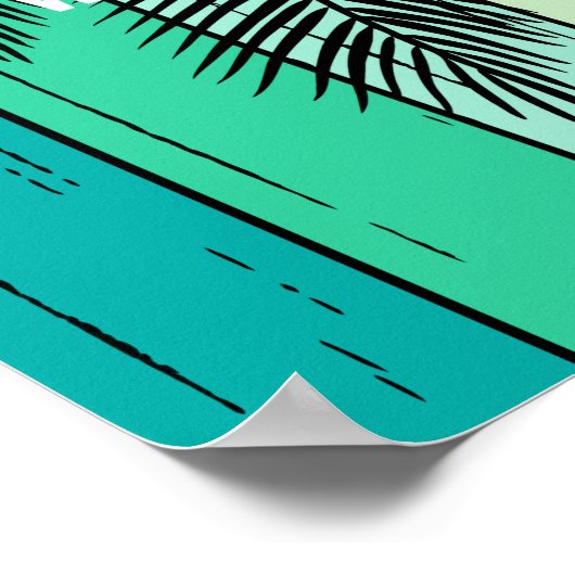 Aloha hawaii ポスター (角)