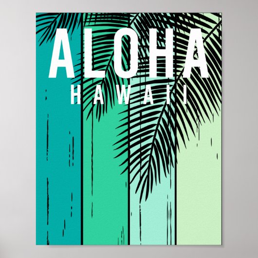 Aloha hawaii ポスター (正面)