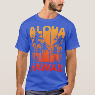Aloha Hawaii Hawaiian Island T Vintage 1980s Thro Tシャツ