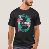 Aloha Hawaii  Hibiscus Flowers  Aesthetic Design   Tシャツ (正面)