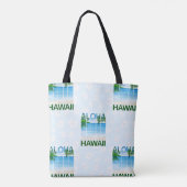 Aloha Hawaii Island Summer Beach トートバッグ (裏面)