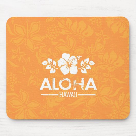Aloha Hawaii Mouse Pad マウスパッド (正面)