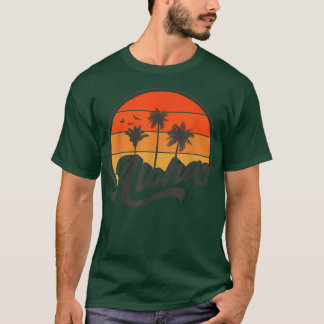 Aloha Hawaii Retro Vintage Sunset Tシャツ