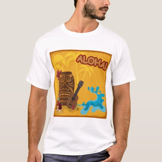 Aloha Hawaiian Vacation T-Shirt Tシャツ (正面)