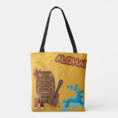 Aloha Hawaiian Vacation Tote Bag トートバッグ (裏面)