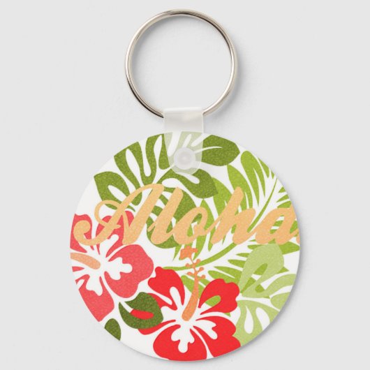Aloha Hibiscus キーホルダー (正面)