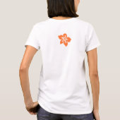 "Aloha Honeys" レディースTシャツ（イエロー） Tシャツ (裏面)