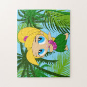 Aloha Honeys Hawaiian Blond Hula Girl ジグソーパズル (縦)