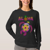 Aloha Honu Turtle Hawaii Tシャツ (正面)