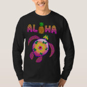 Aloha Honu Turtle Hawaii Tシャツ (正面)